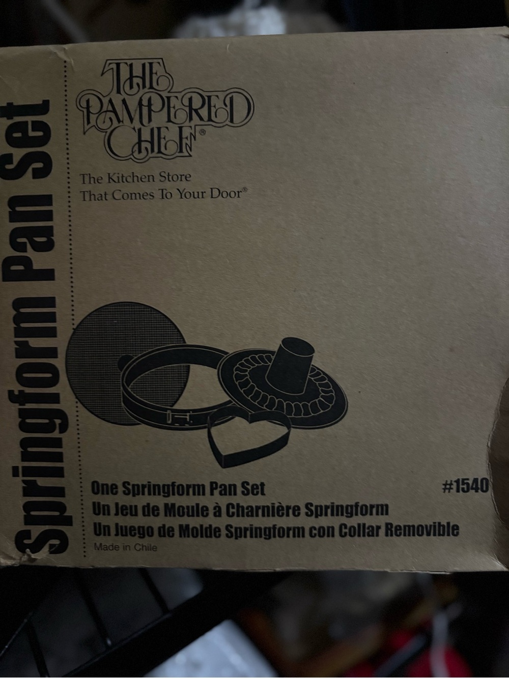 The Pampered Chef Springform Pan Set - Brown